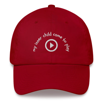 "My inner child came to play" Dad hat - GigiPop Shop