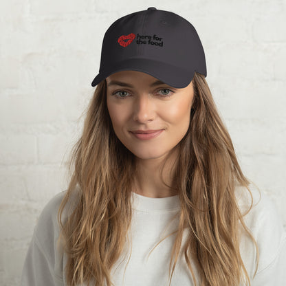 "Here for the food" hat - GigiPop Shop