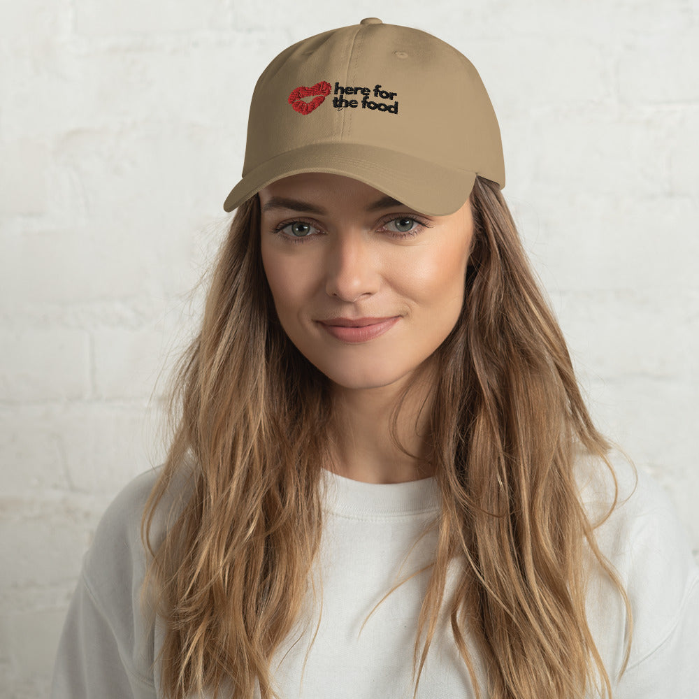 "Here for the food" hat - GigiPop Shop