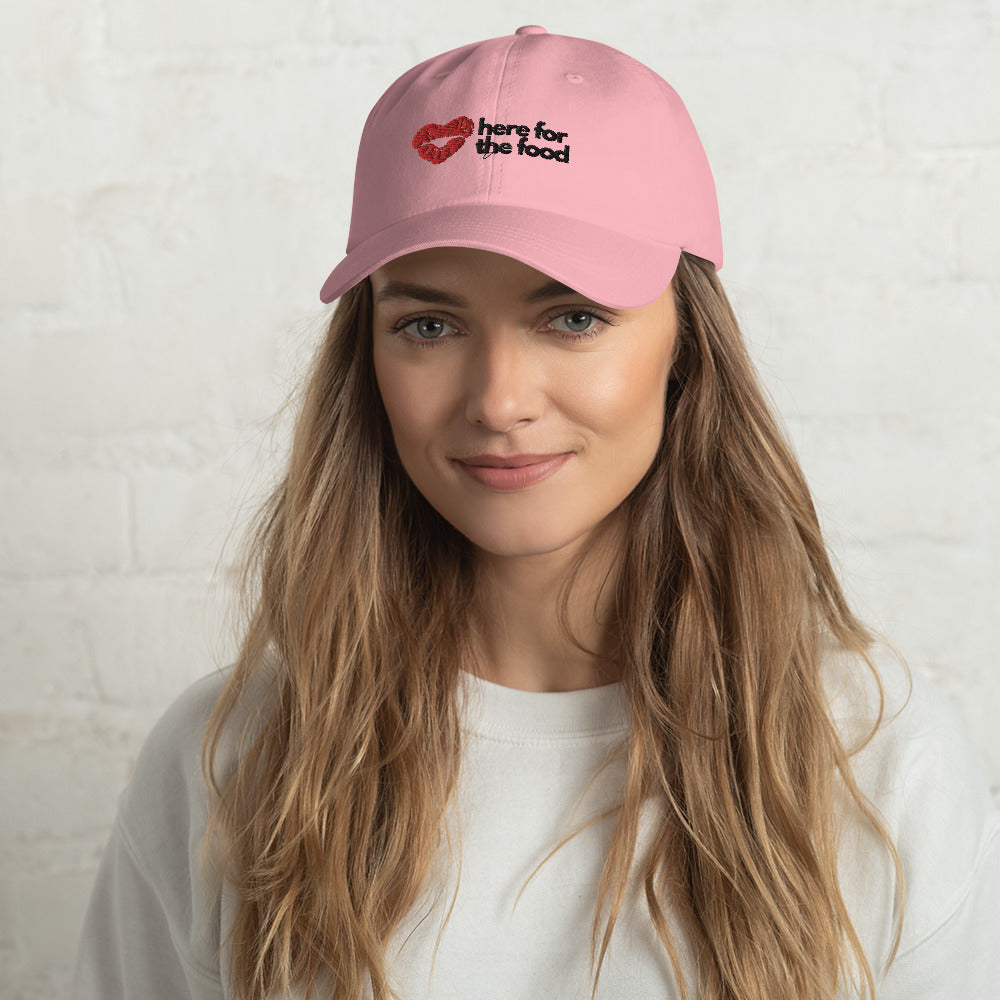 "Here for the food" hat - GigiPop Shop