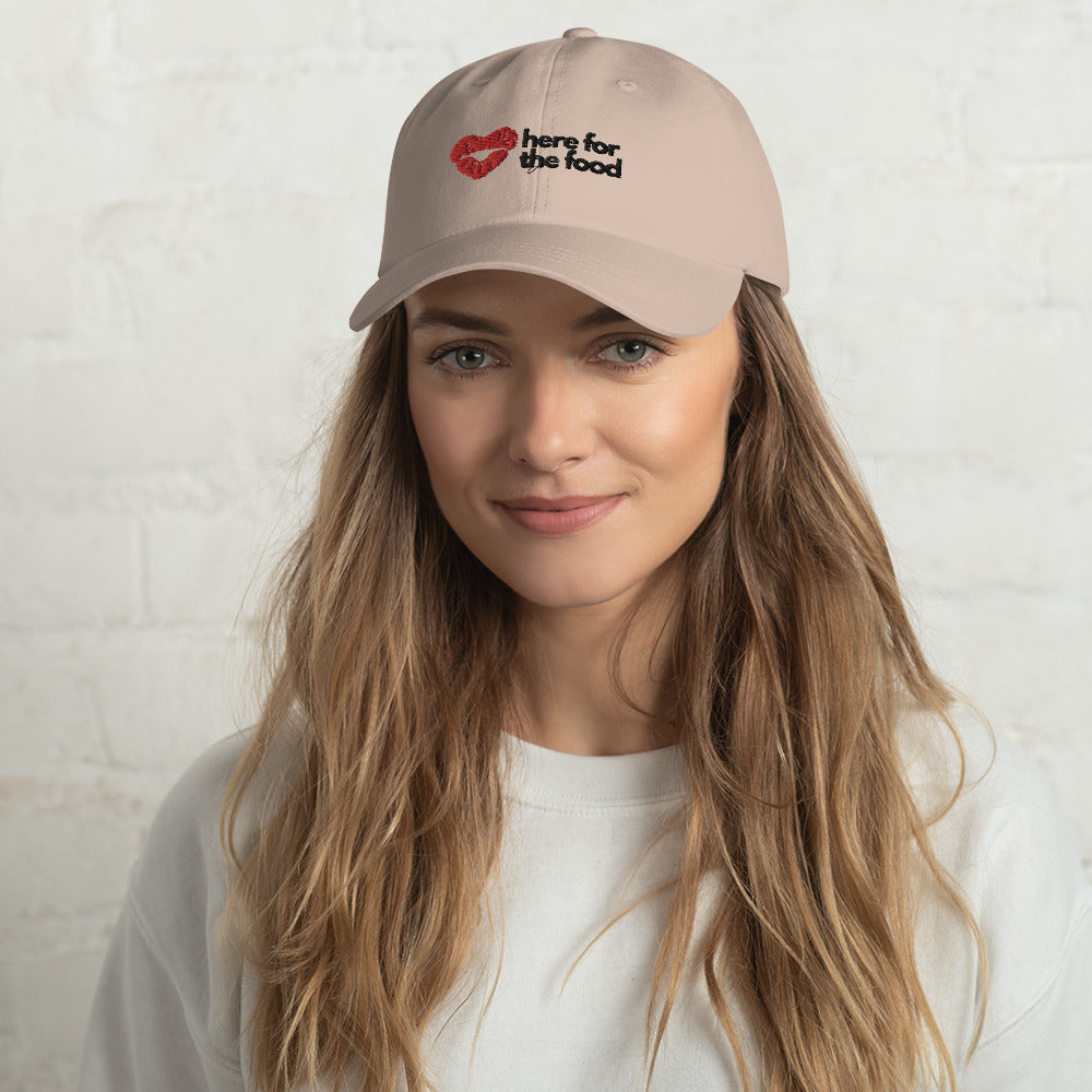 "Here for the food" hat - GigiPop Shop