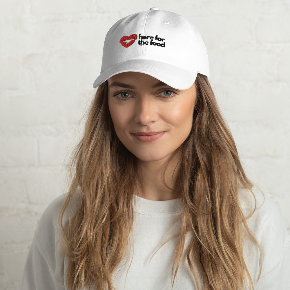 "Here for the food" hat - GigiPop Shop