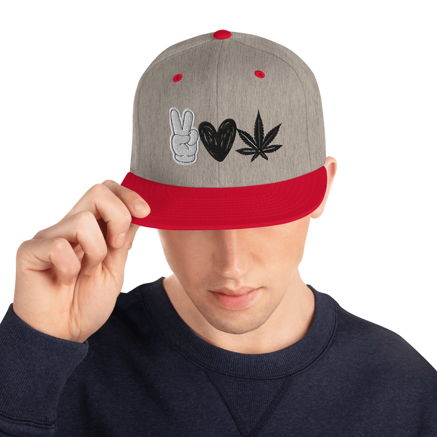 "Peace, Love and Tree" Snapback Hat - GigiPop Shop