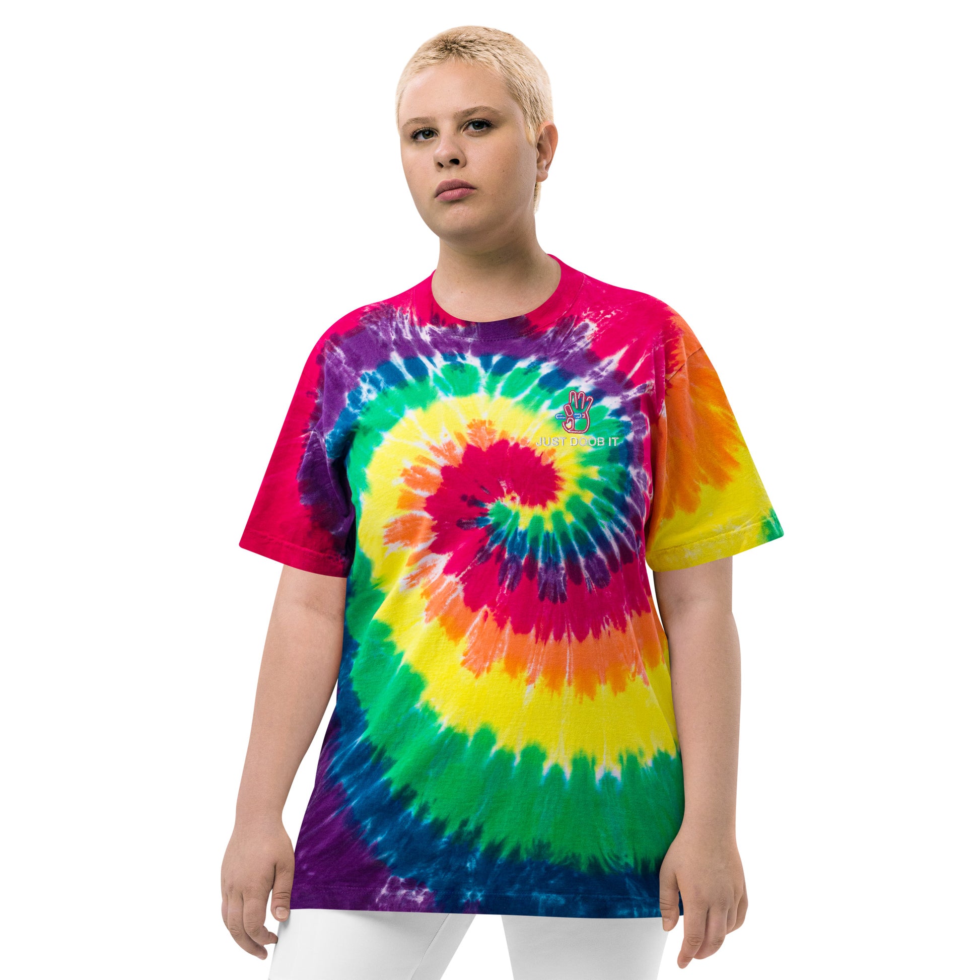 "Just doob it" Oversized tie-dye t-shirt - GigiPop Shop