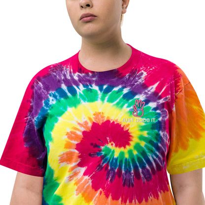 "Just doob it" Oversized tie-dye t-shirt - GigiPop Shop