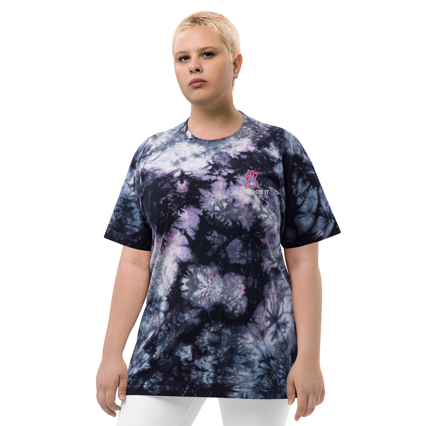 "Just doob it" Oversized tie-dye t-shirt - GigiPop Shop