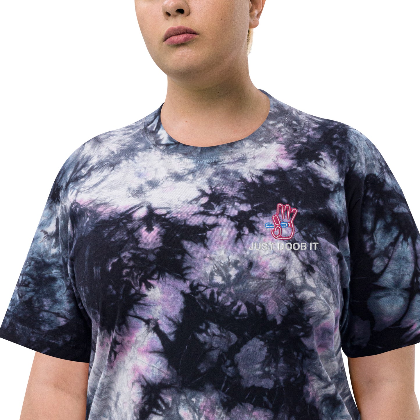 "Just doob it" Oversized tie-dye t-shirt - GigiPop Shop