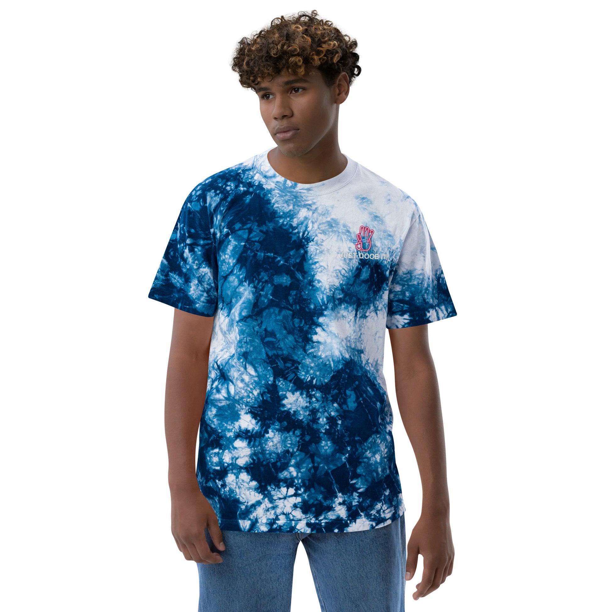 "Just doob it" Oversized tie-dye t-shirt - GigiPop Shop