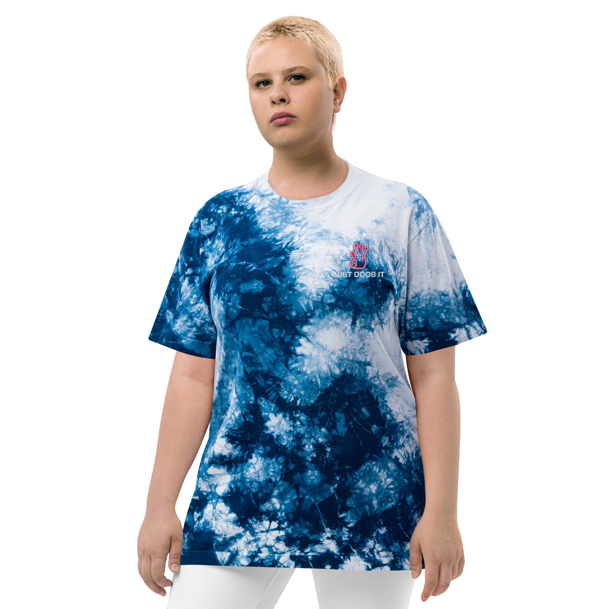 "Just doob it" Oversized tie-dye t-shirt - GigiPop Shop