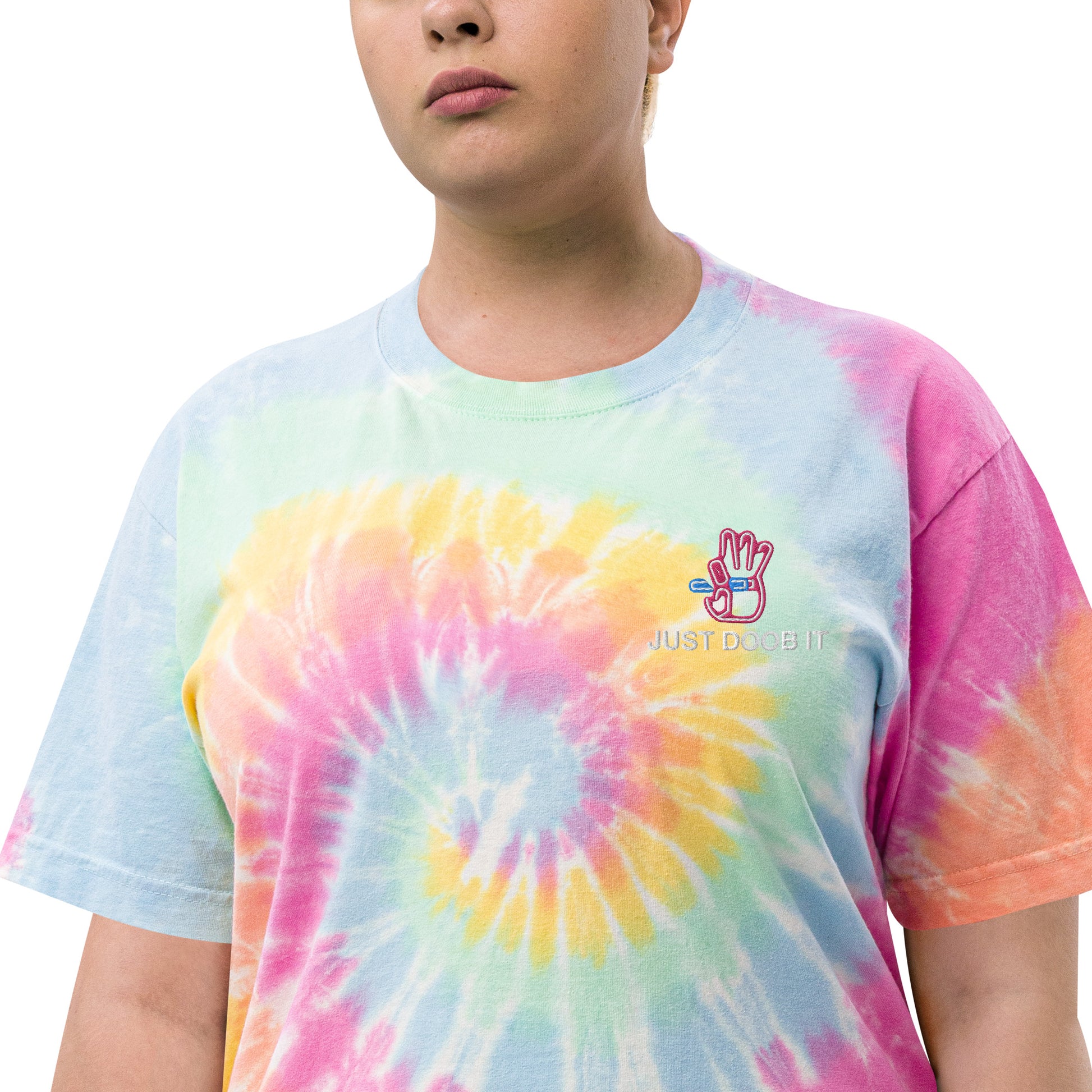 "Just doob it" Oversized tie-dye t-shirt - GigiPop Shop