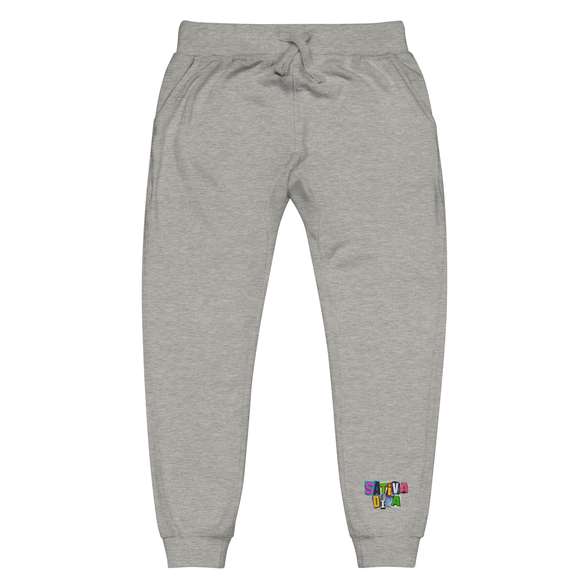 "Sativa Diva" fleece sweatpants - GigiPop Shop