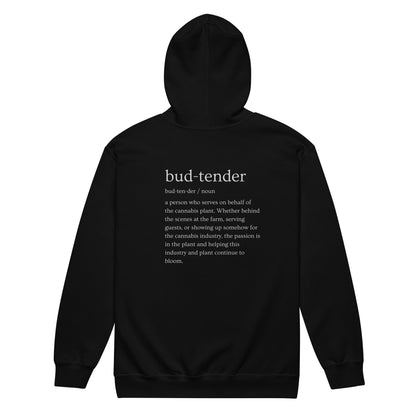 "Budtender sweater" Unisex heavy blend zip hoodie - GigiPop Shop