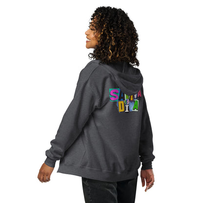 "Sativa Diva" heavy blend zip hoodie - GigiPop Shop