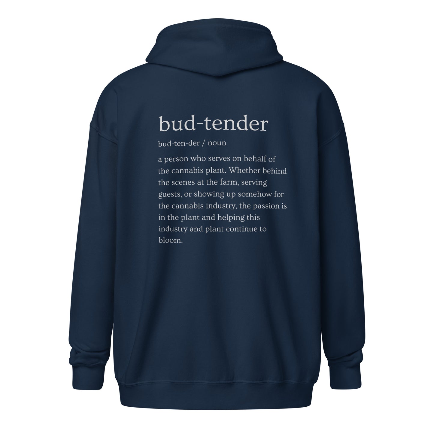 "Budtender sweater" Unisex heavy blend zip hoodie - GigiPop Shop