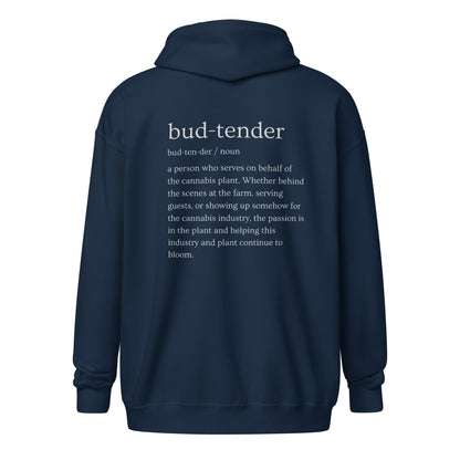 "Budtender sweater" Unisex heavy blend zip hoodie - GigiPop Shop