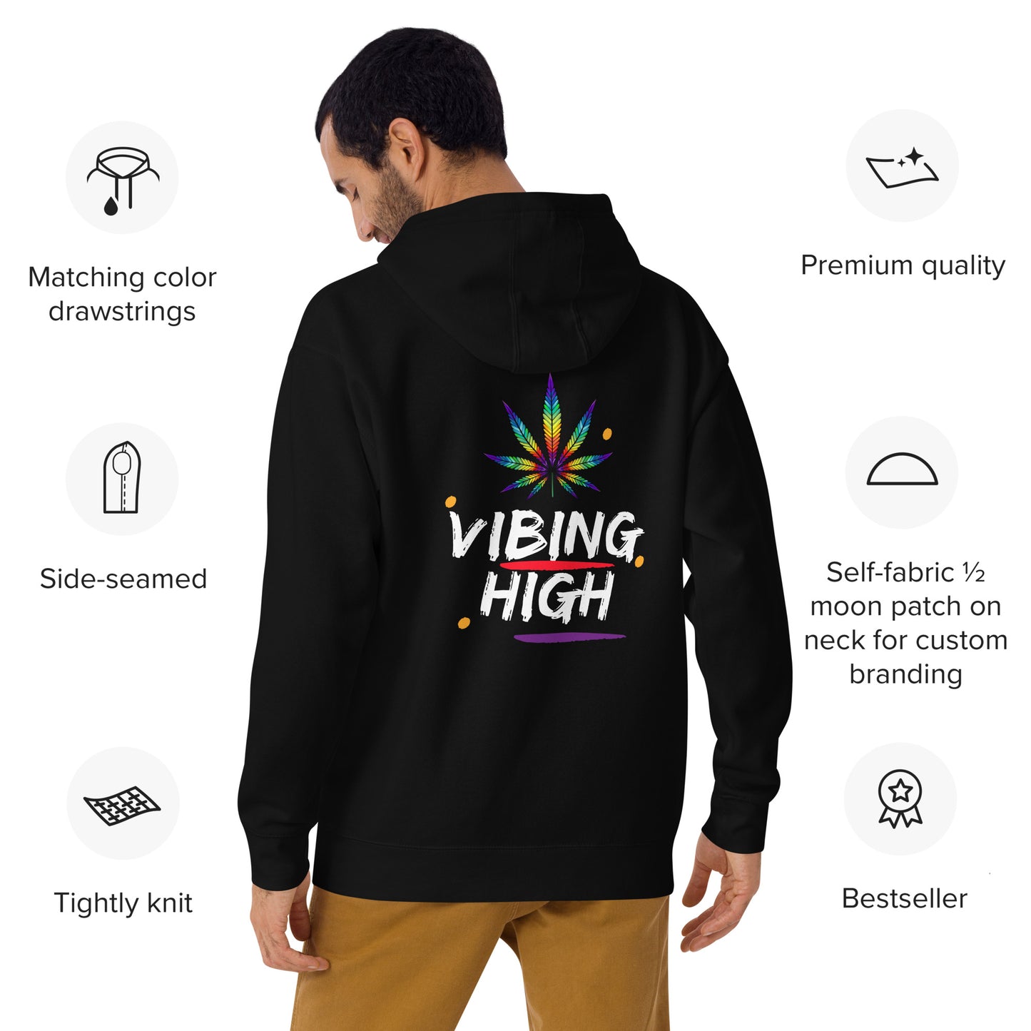 "Vibing High Hoodie" unisex - GigiPop Shop