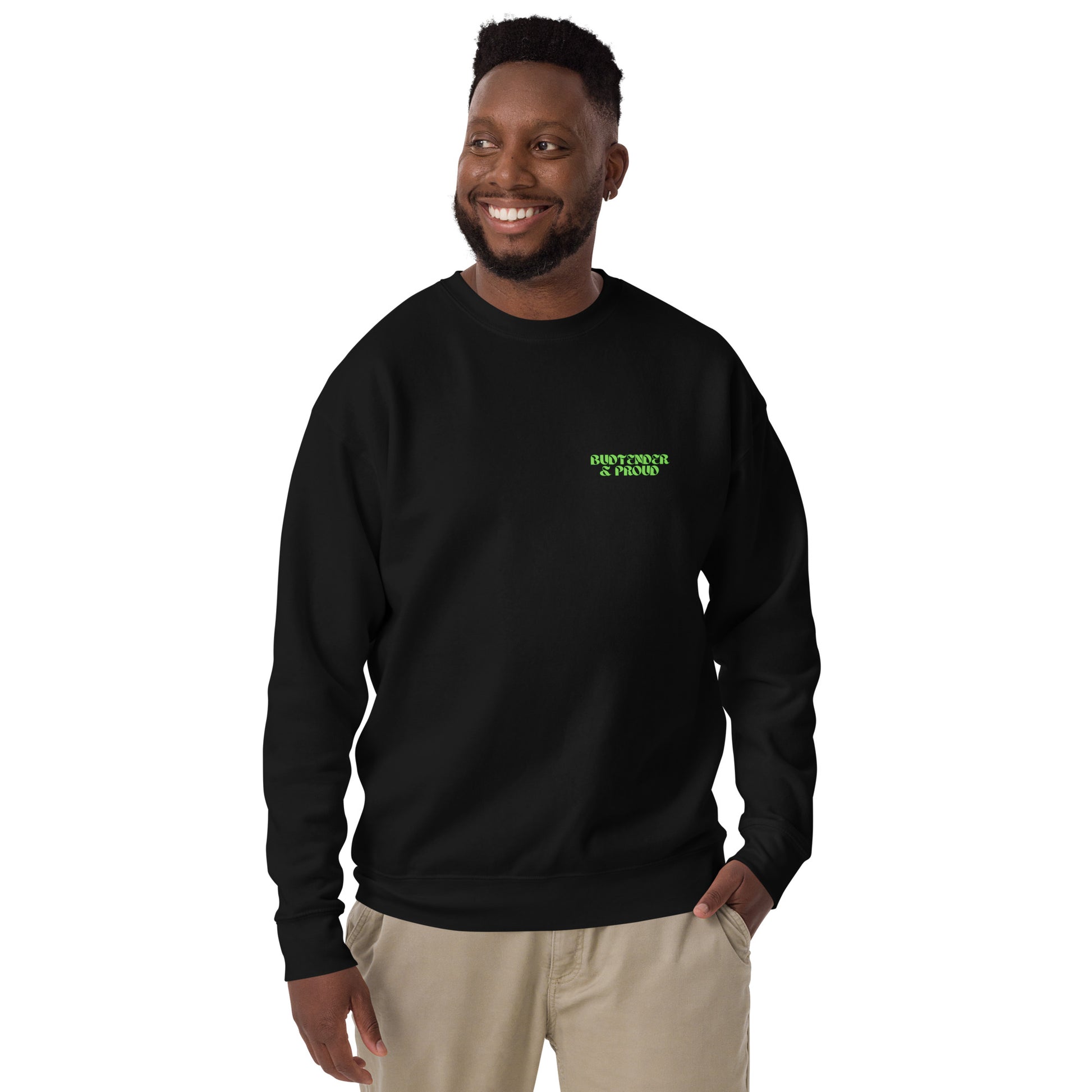 "Proud Budtender" Unisex Premium Sweatshirt - GigiPop Shop