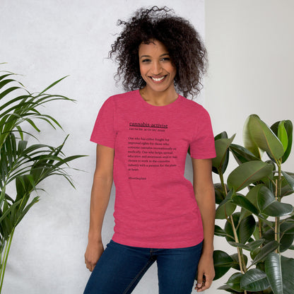 "Cannabis Activist" Unisex t-shirt - GigiPop Shop