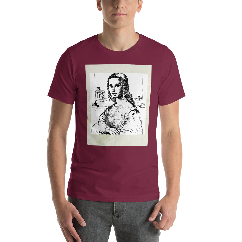 "Mona visits Vegas" Unisex t-shirt - GigiPop Shop