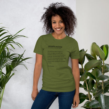 "Cannabis Activist" Unisex t-shirt - GigiPop Shop