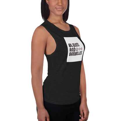 "Blunts and Barbelles" Ladies’ Muscle Tank - GigiPop Shop