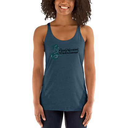 "Real Mermaids Smoke Seaweed" Women's Racerback Tank - GigiPop Shop