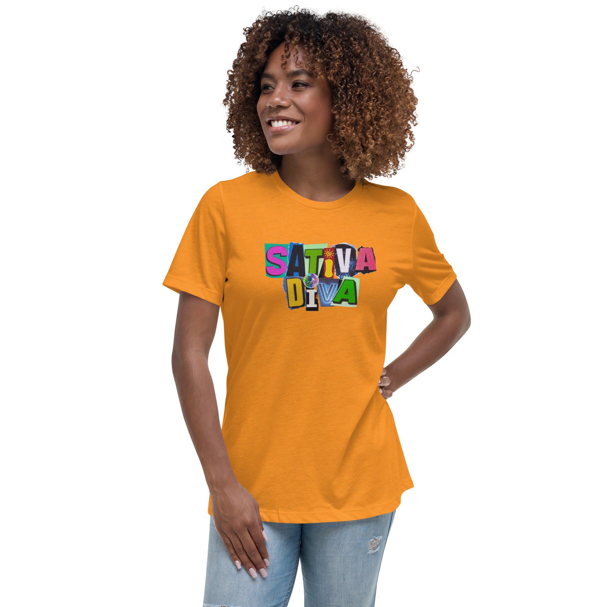 "Sativa Diva" Women's Relaxed T-Shirt - GigiPop Shop