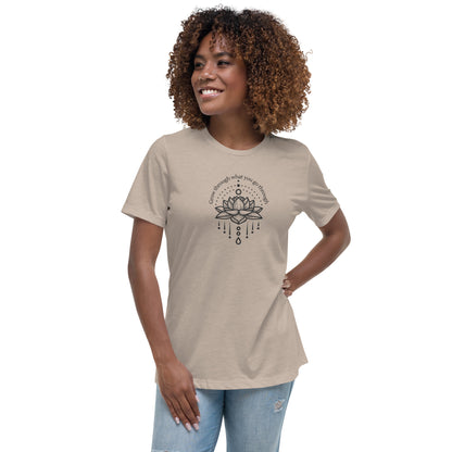 "Grow through what you go through" - Women's Relaxed T-Shirt - GigiPop Shop