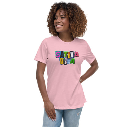 "Sativa Diva" Women's Relaxed T-Shirt - GigiPop Shop