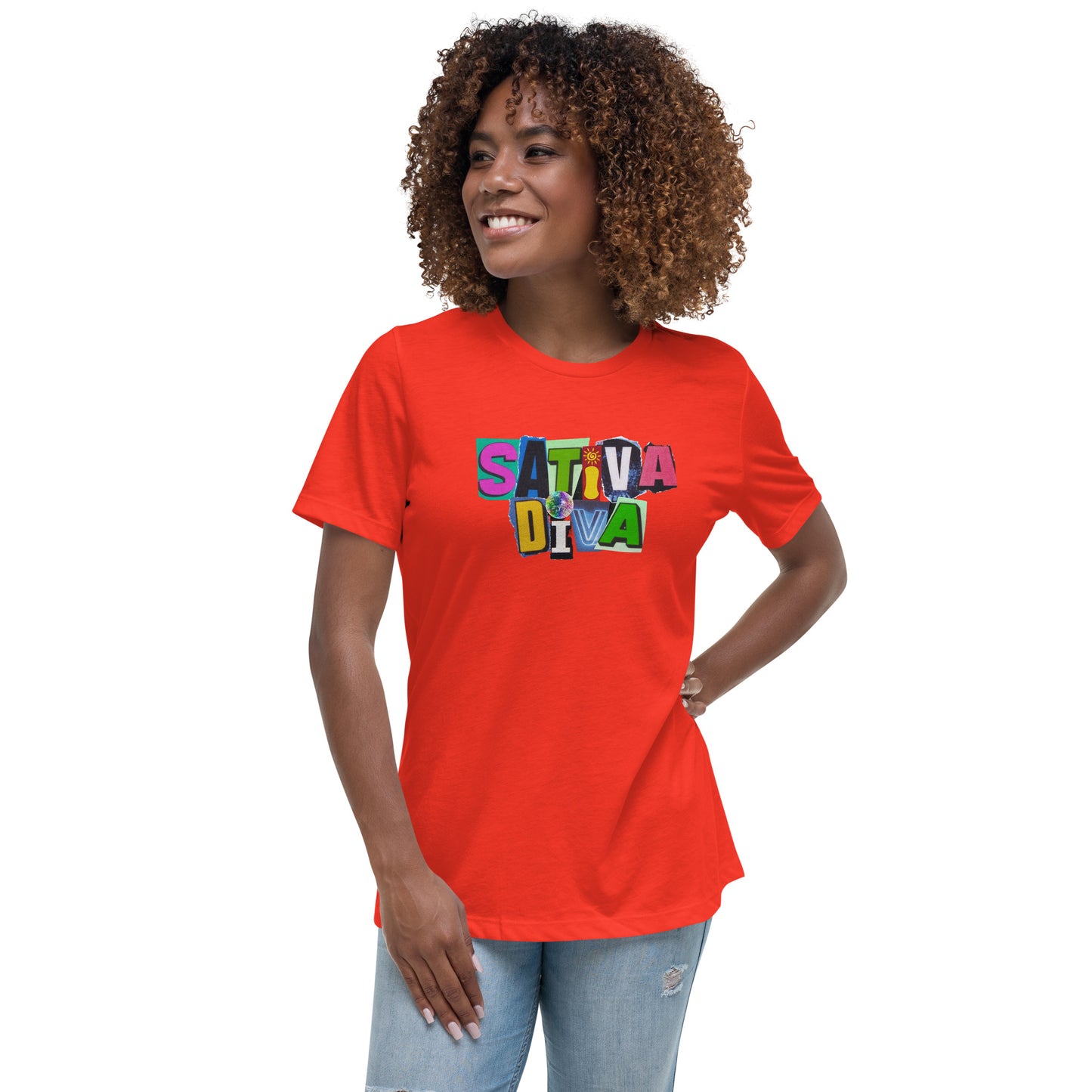 "Sativa Diva" Women's Relaxed T-Shirt - GigiPop Shop